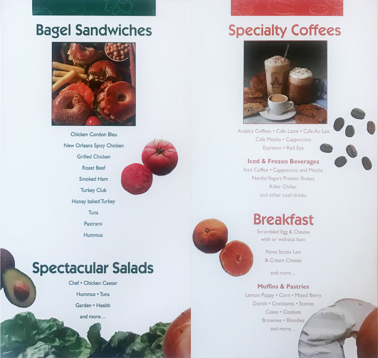 Menu Spread